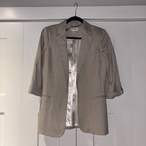 Calvin Klein Women's Beige Blazer